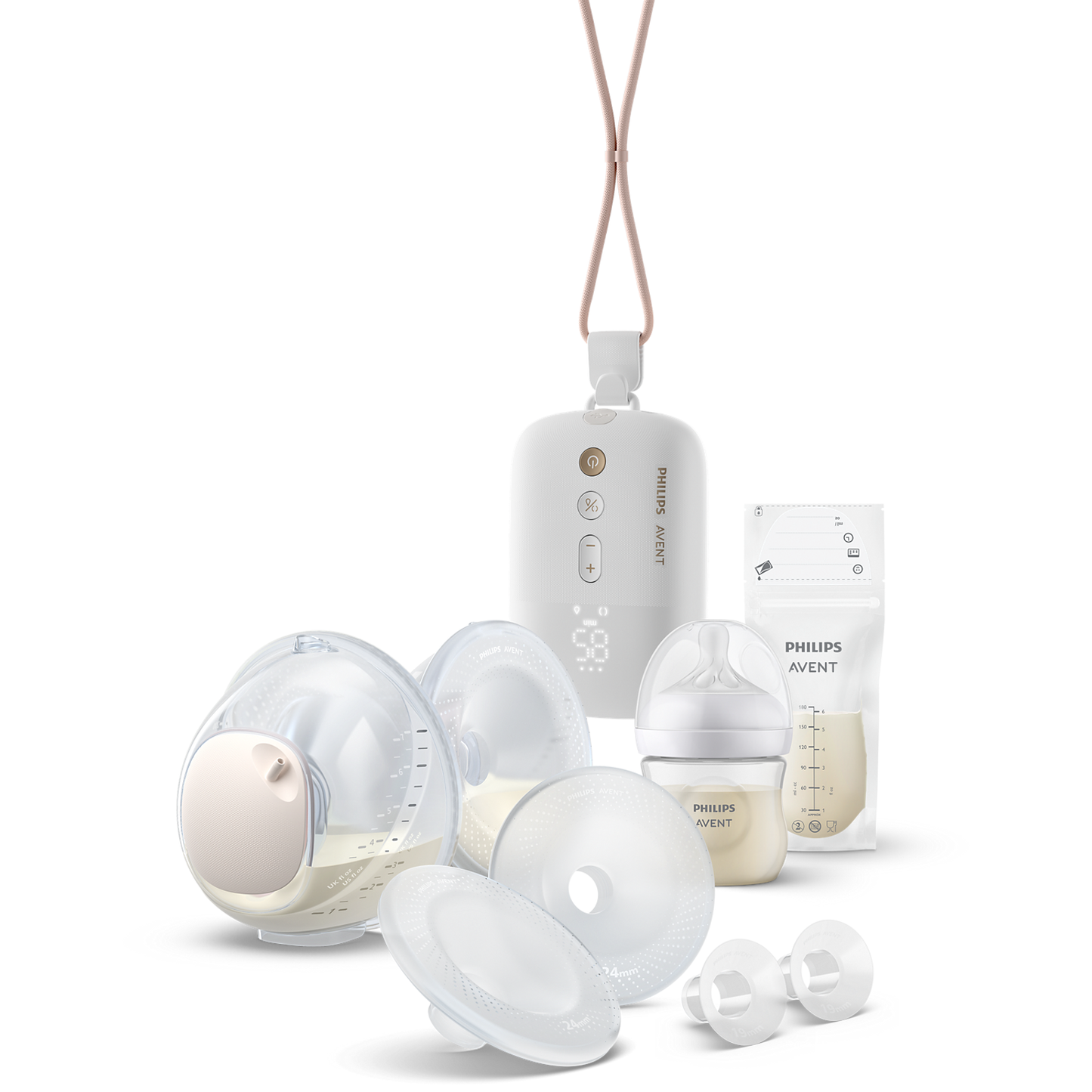 Philips Avent elektrische Doppelmilchpumpe SCF547/11