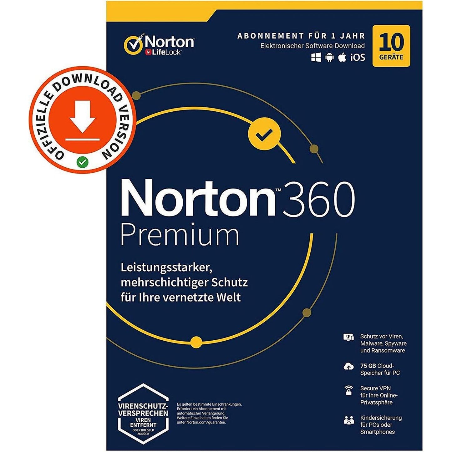 Norton 360 Premium 10 Geräte