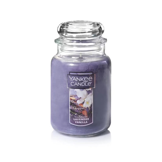 Yankee Candle Lavender Vanilla – Großes Glas (623 g)